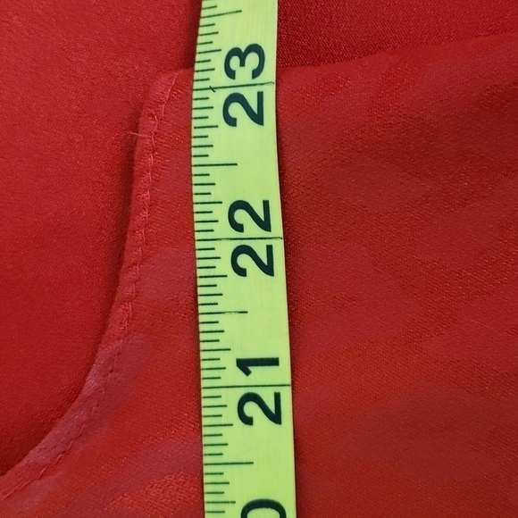 Vintage Holiday Party Dress Sequin Collar Cheetah Print Red L made in USA - Picture 12 of 15